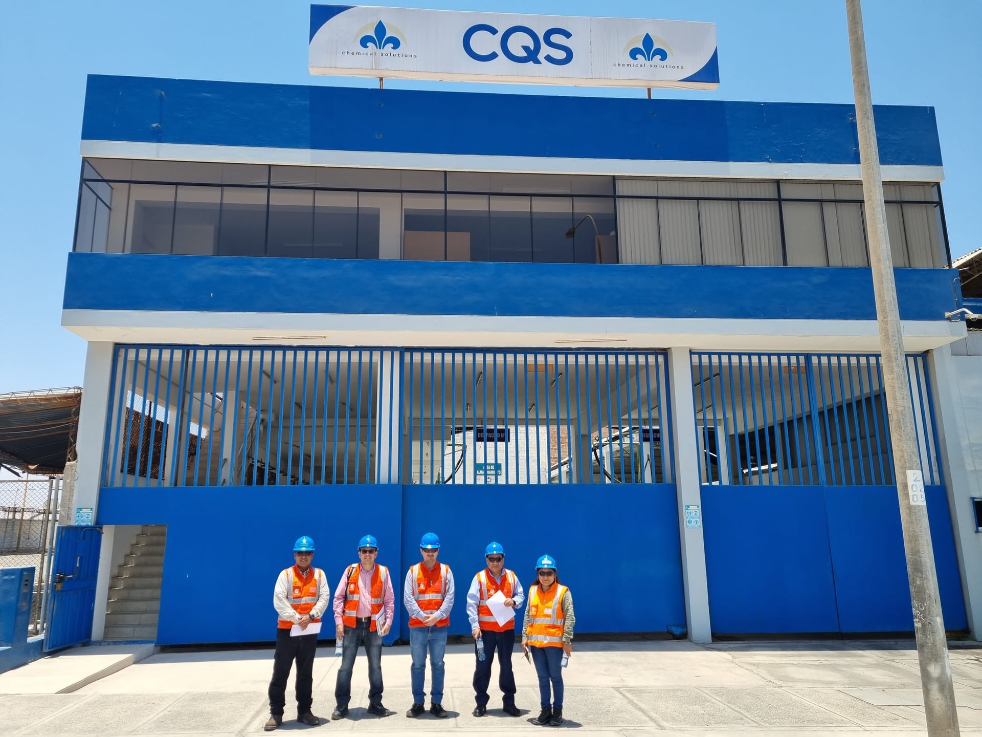 Equipo CQS en planta Tacna