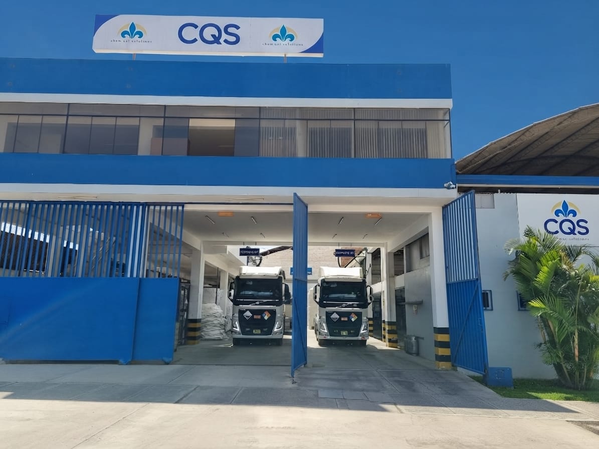 Fachada de la planta CQS en Tacna